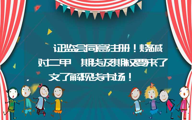 {}证监会同意注册！烧碱、对二甲苯期货及期权要来了，一文了解现货市场！