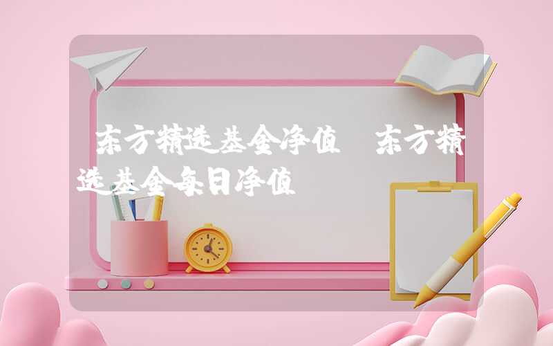 东方精选基金净值（东方精选基金每日净值）