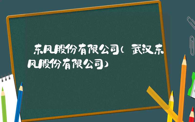 东风股份有限公司（武汉东风股份有限公司）