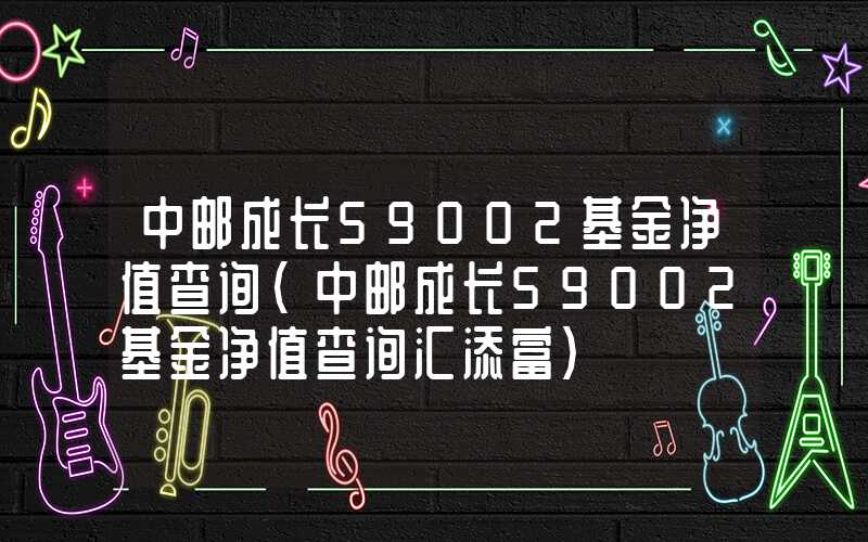 中邮成长59002基金净值查询（中邮成长59002基金净值查询汇添富）