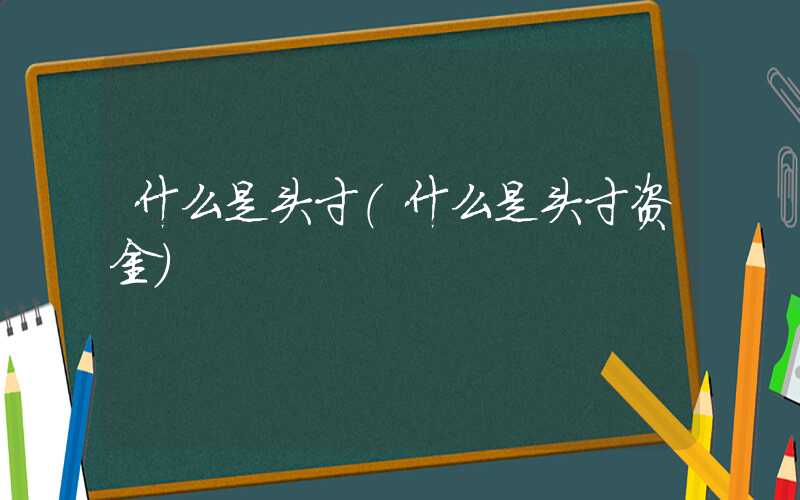 什么是头寸（什么是头寸资金）