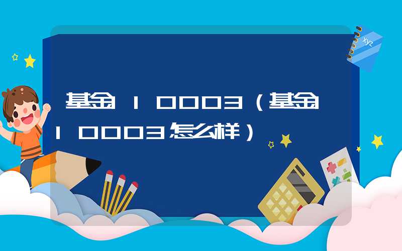 基金110003（基金110003怎么样）