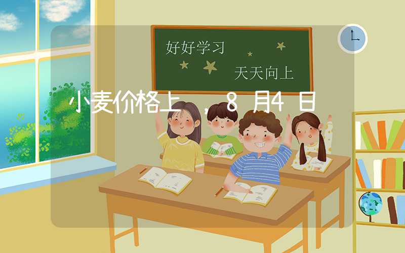 小麦价格上调，8月4日