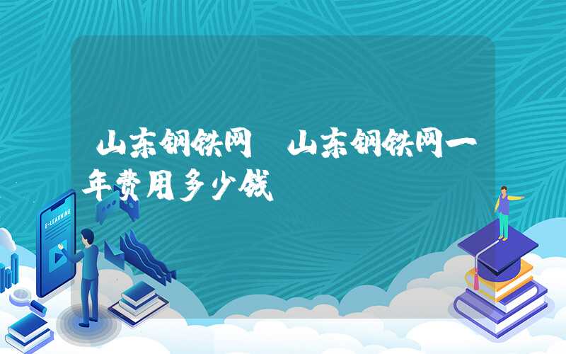 山东钢铁网（山东钢铁网一年费用多少钱）