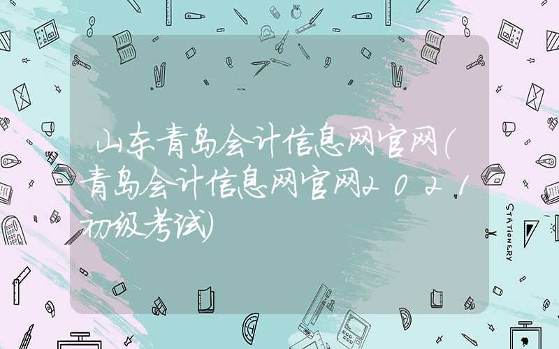 山东青岛会计信息网官网（青岛会计信息网官网2021初级考试）