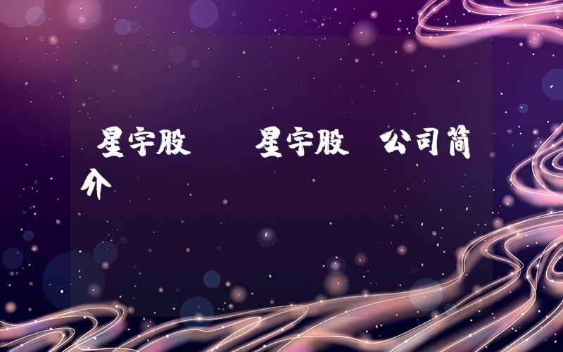 星宇股份（星宇股份公司简介）