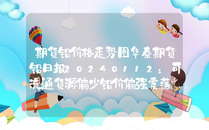 期货铅价格走势图华泰期货铅日报20240112：可流通货源偏少铅价偏强震荡