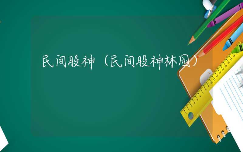 民间股神（民间股神林园）