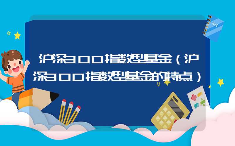 沪深300指数型基金（沪深300指数型基金的特点）