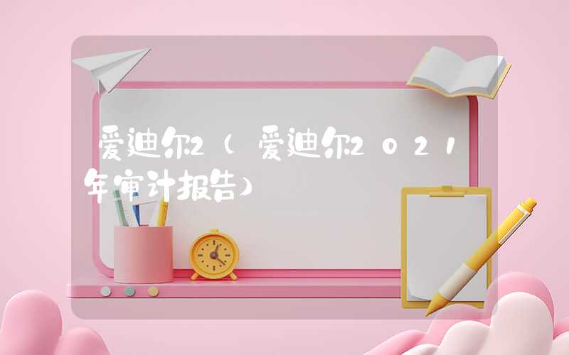 爱迪尔2（爱迪尔2021年审计报告）