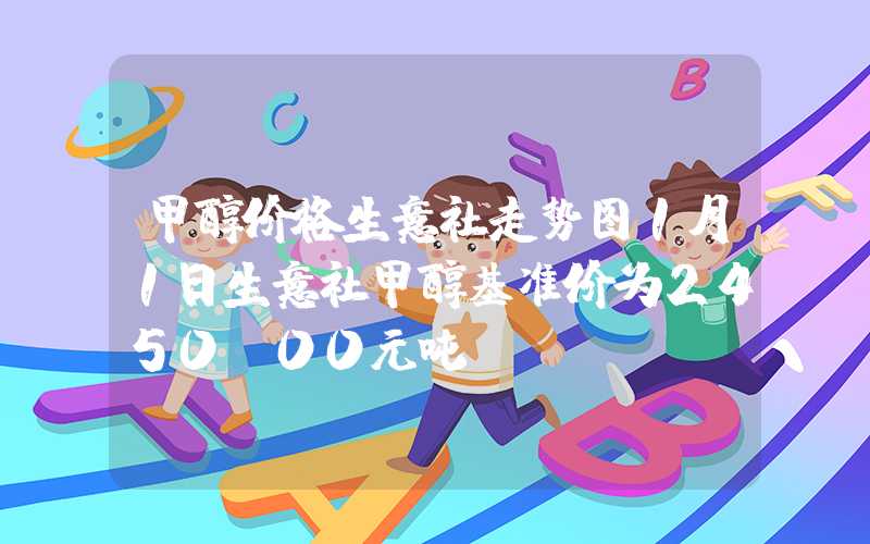 甲醇价格生意社走势图1月1日生意社甲醇基准价为2450.00元吨