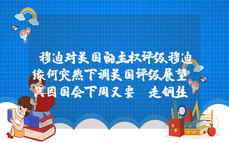 穆迪对美国的主权评级穆迪缘何突然下调美国评级展望？只因国会下周又要“走钢丝”