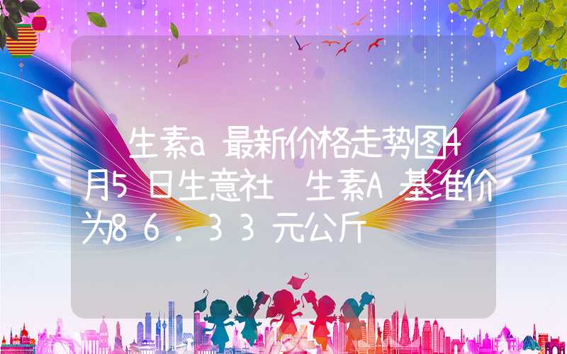 维生素a最新价格走势图4月5日生意社维生素A基准价为86.33元公斤