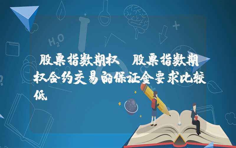 股票指数期权（股票指数期权合约交易的保证金要求比较低）