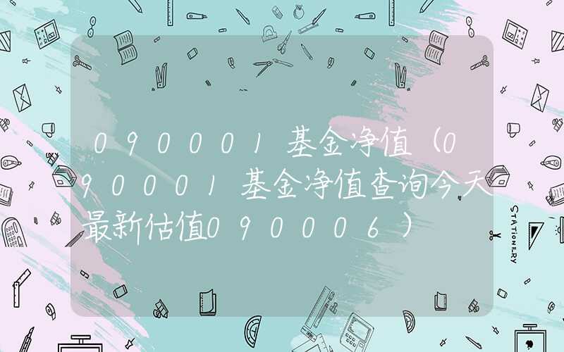 090001基金净值（090001基金净值查询今天最新估值090006）