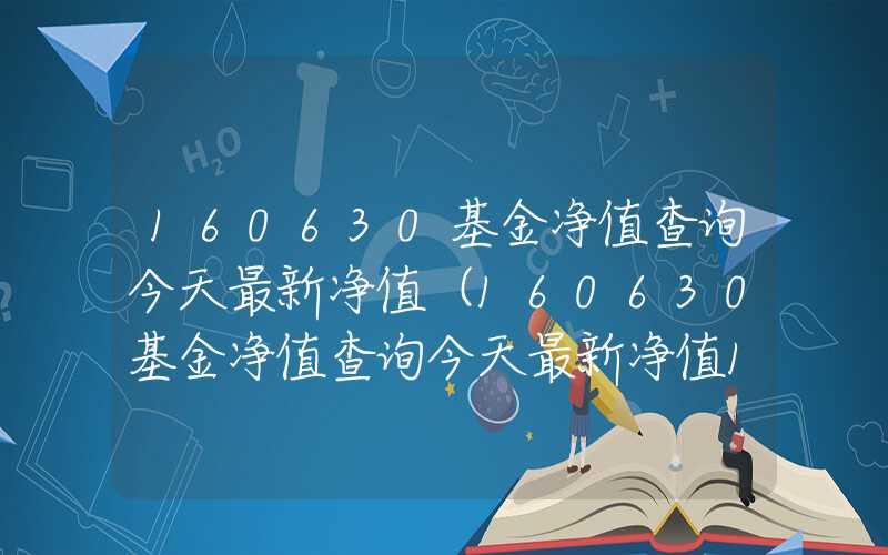 160630基金净值查询今天最新净值（160630基金净值查询今天最新净值160629）