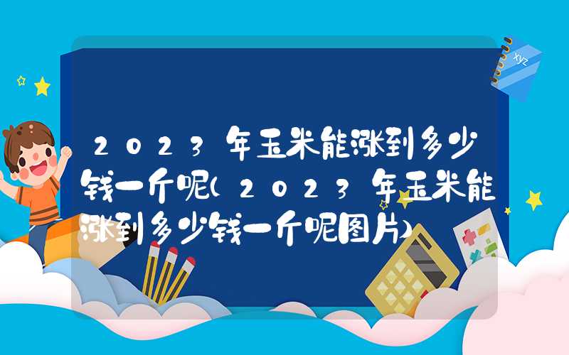 2023年玉米能涨到多少钱一斤呢（2023年玉米能涨到多少钱一斤呢图片）