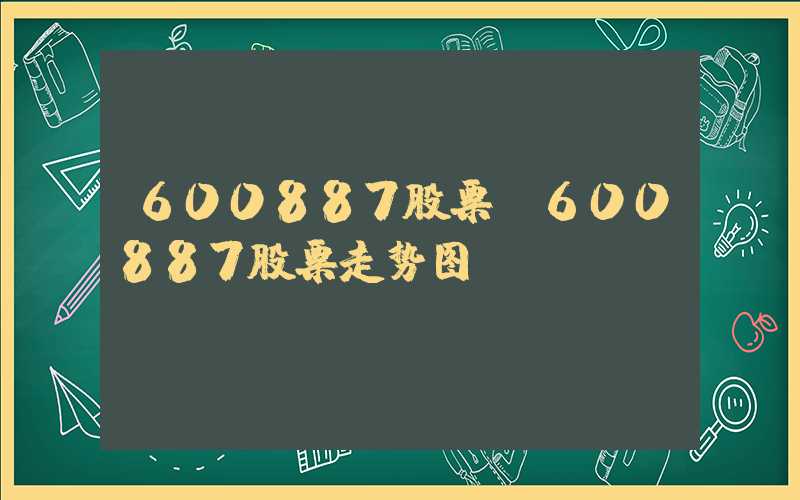 600887股票（600887股票走势图）