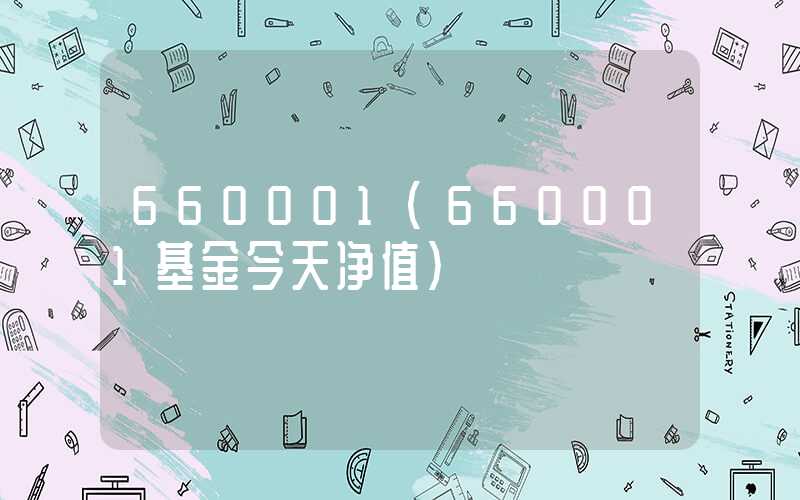 660001（660001基金今天净值）